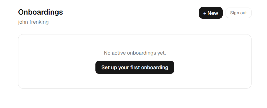 Manager dashboard showing new hire progress across onboarding phases